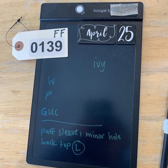 Evereve Sweatshirt Womens XS Extra Small Ivy Ribbed Quilted Puff Sleeve Pullover - Picture 12 of 13